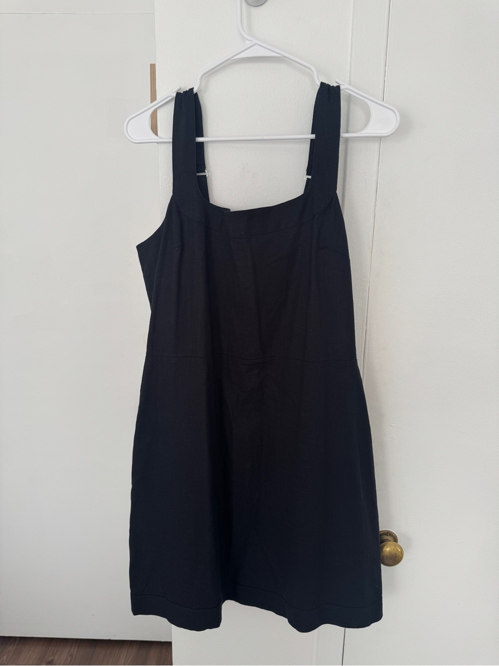 Abercrombie & Fitch Black Square-Neck Mini Dress